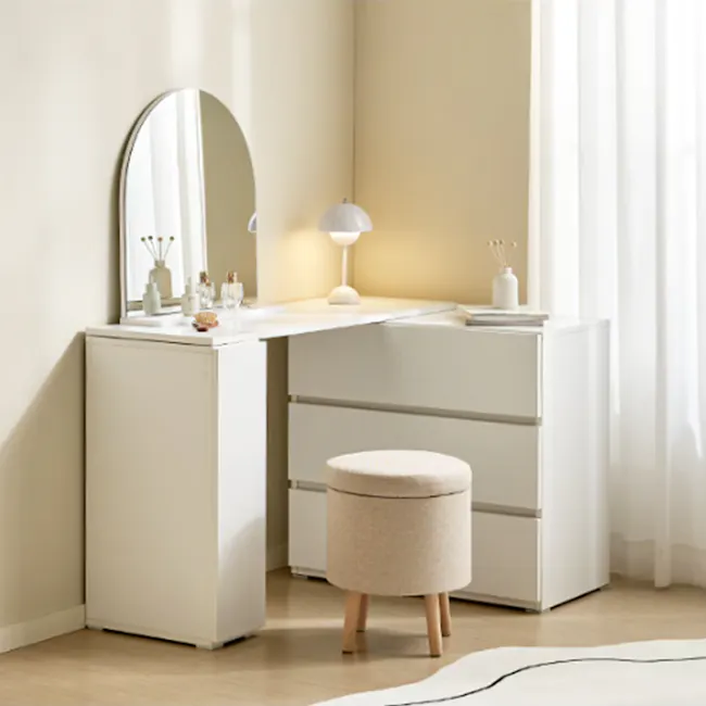 (As-is) Forma Extendable Dressing Table with Side Drawer - 2 - 17