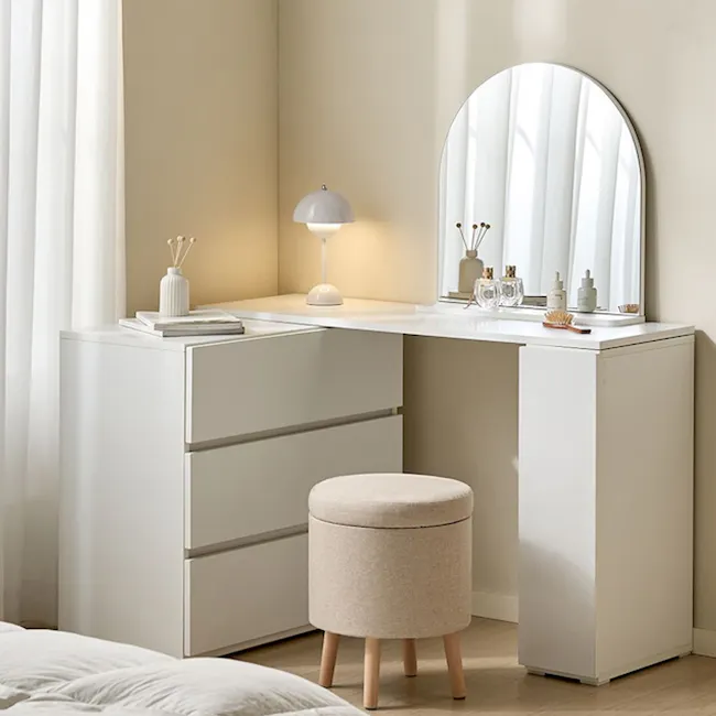 (As-is) Forma Extendable Dressing Table with Side Drawer - 2 - 9