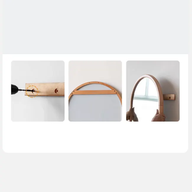 Donnie Standing Wall Mirror - Walnut (2 Sizes) - 4