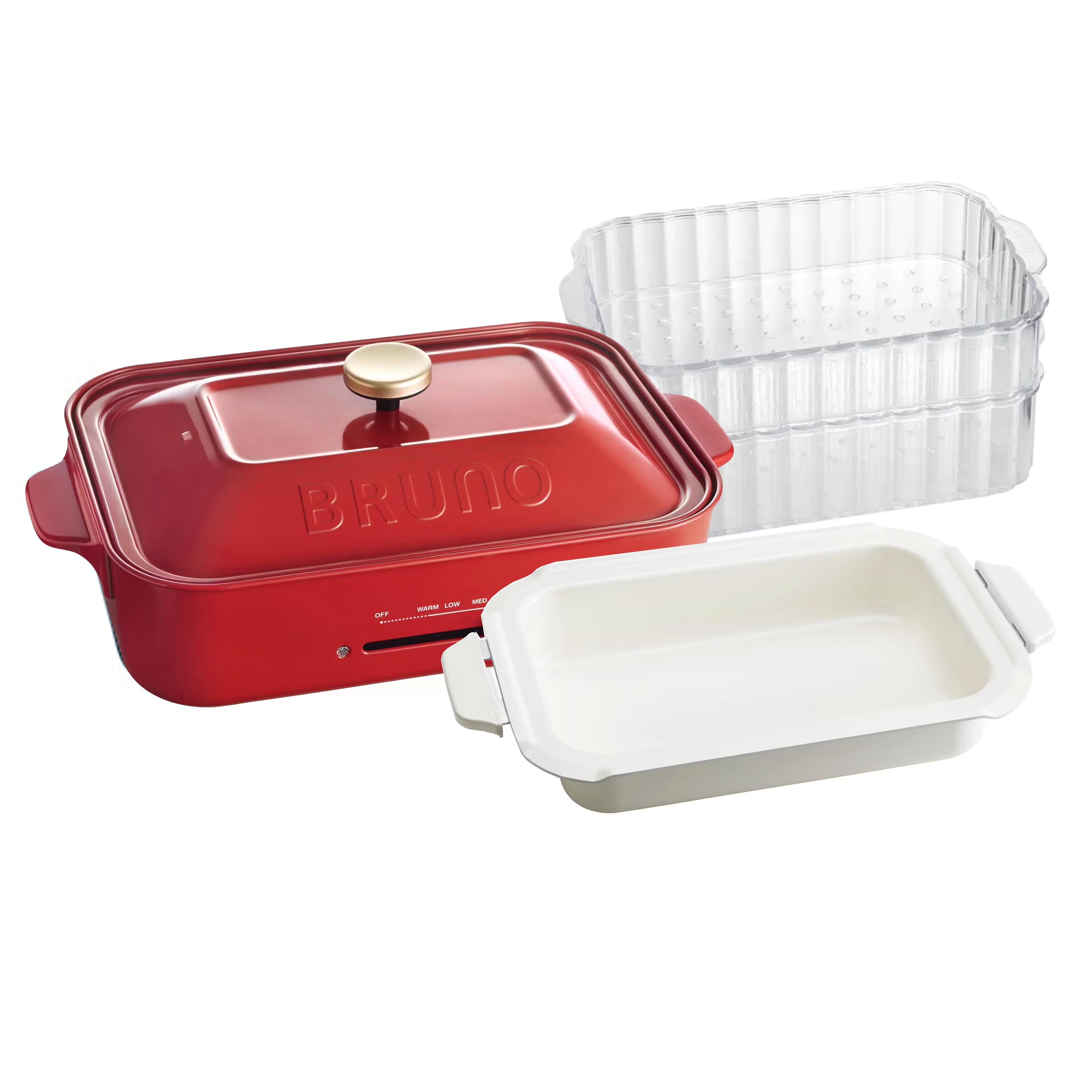 BRUNO Compact Hotplate - Red, BRUNO Kitchen & Household Appliances