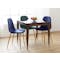 Finnley Dining Chair - Brass, Royal Blue (Velvet) - 1