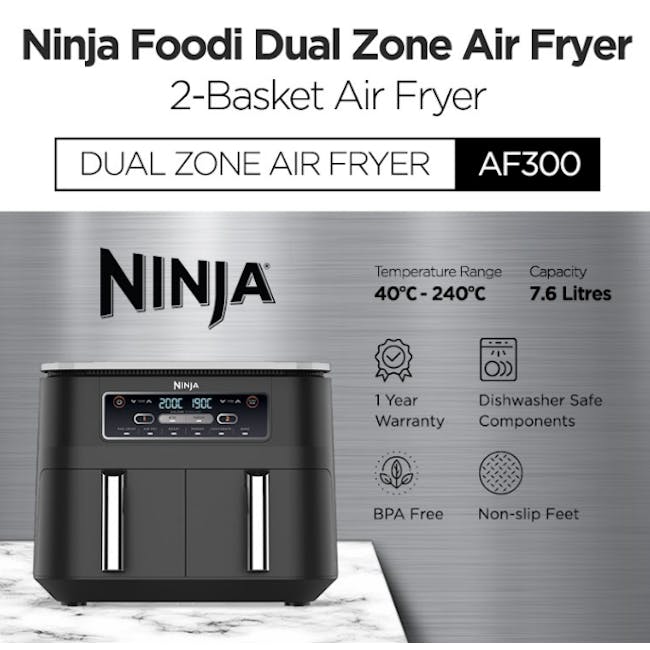 Ninja Foodi Dual Zone Air Fryer - 3