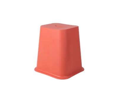 Pop Stackable Stool - Raspberry