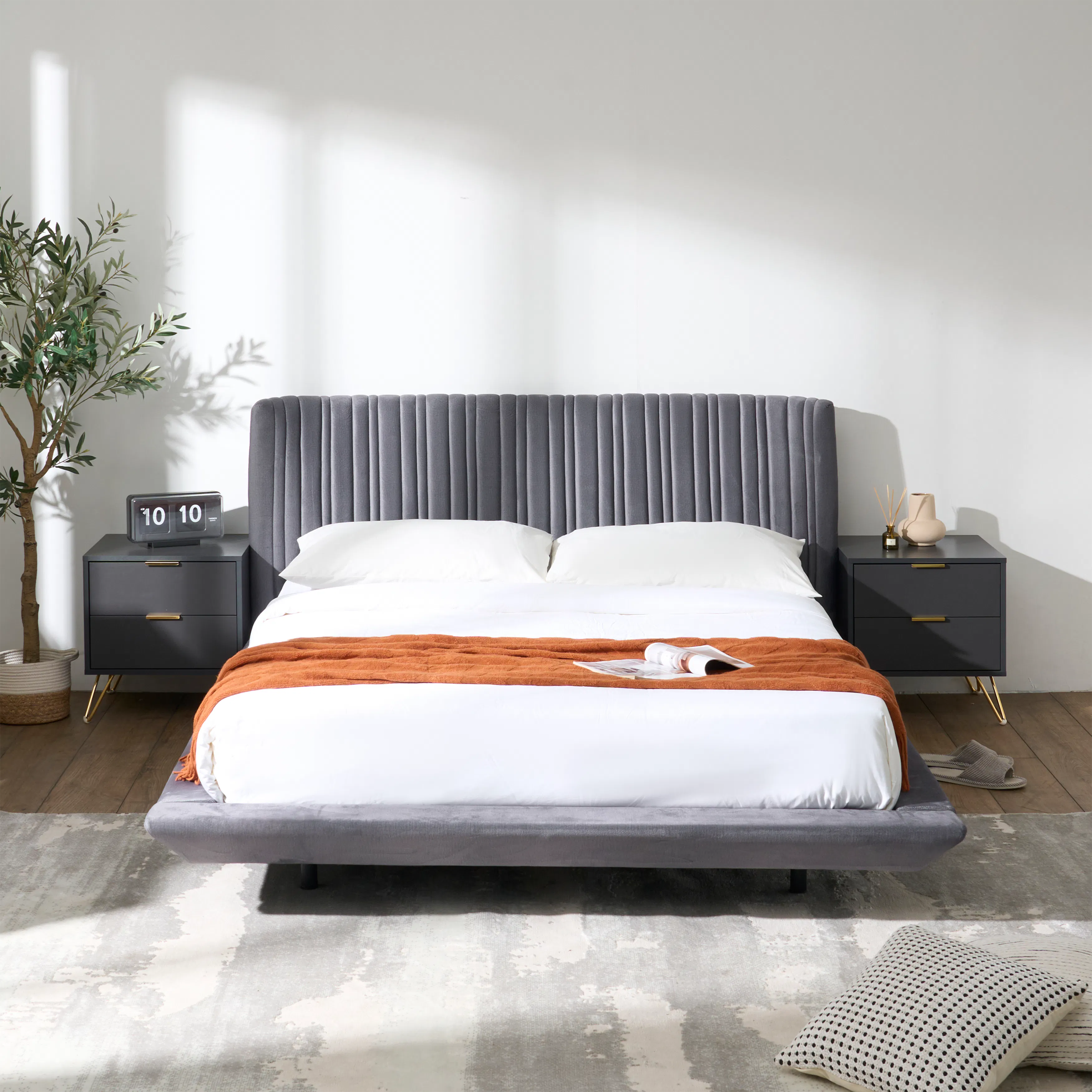 (As-is) Volos Bedside Table - 8 - 17