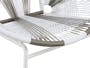 Dallas Outdoor Lounge Chair - White, Taupe - 4
