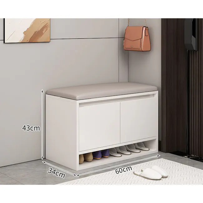 (As-is) Gabriel Shoe Storage Bench 0.6m - 8