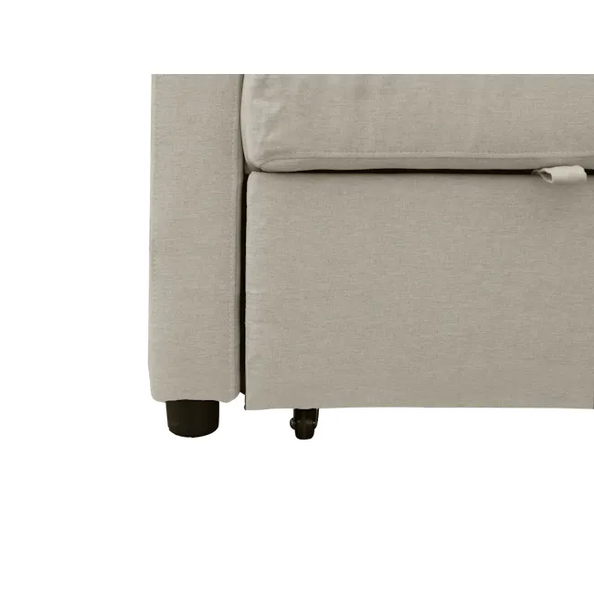 Mason Sofa Bed - Ecru - 14 - Fabric, upholstery, comforter, blanket, throw, pillow, cushion, sofa, armchair, seating