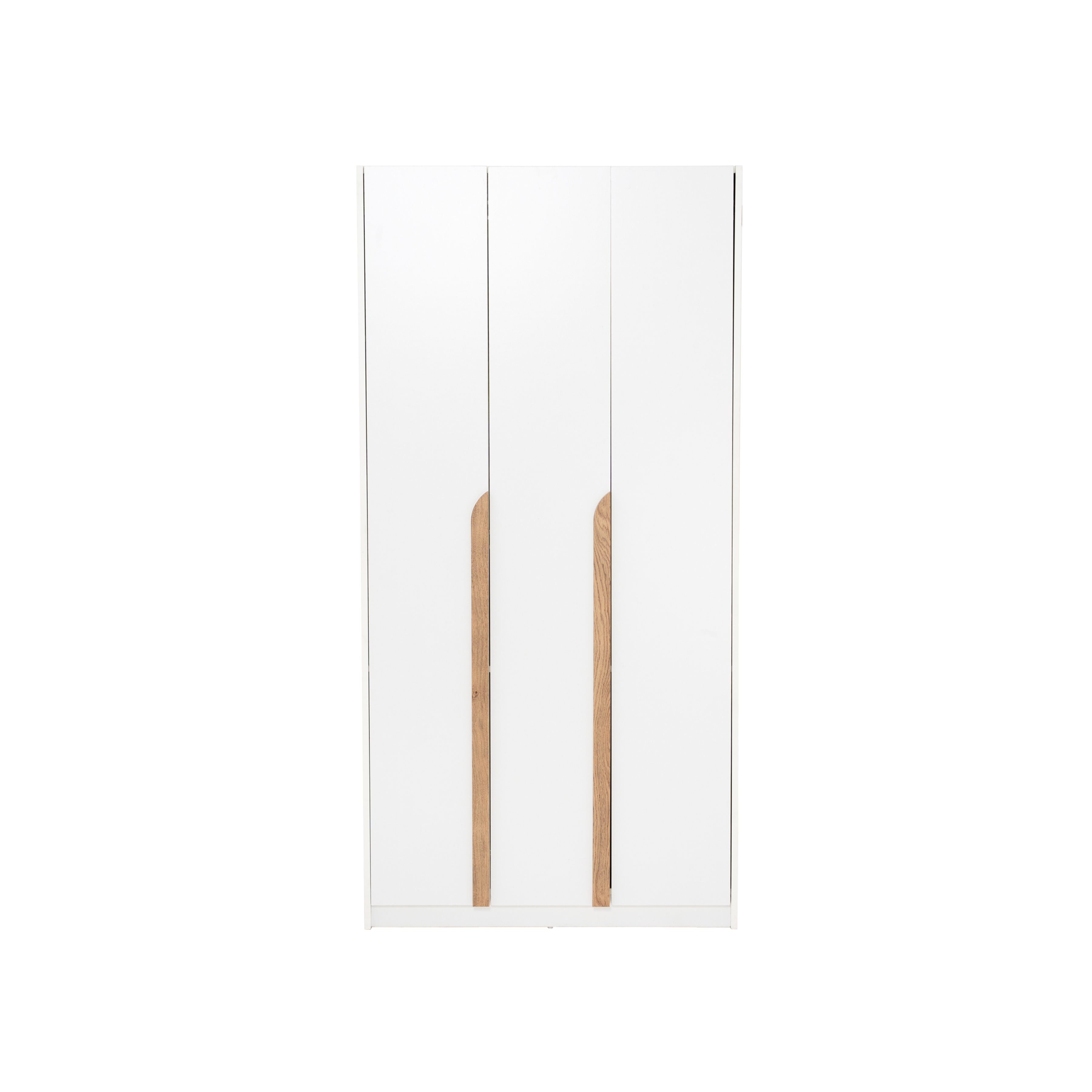 (As-is) Miah 3 Door Wardrobe - Natural, White - 6