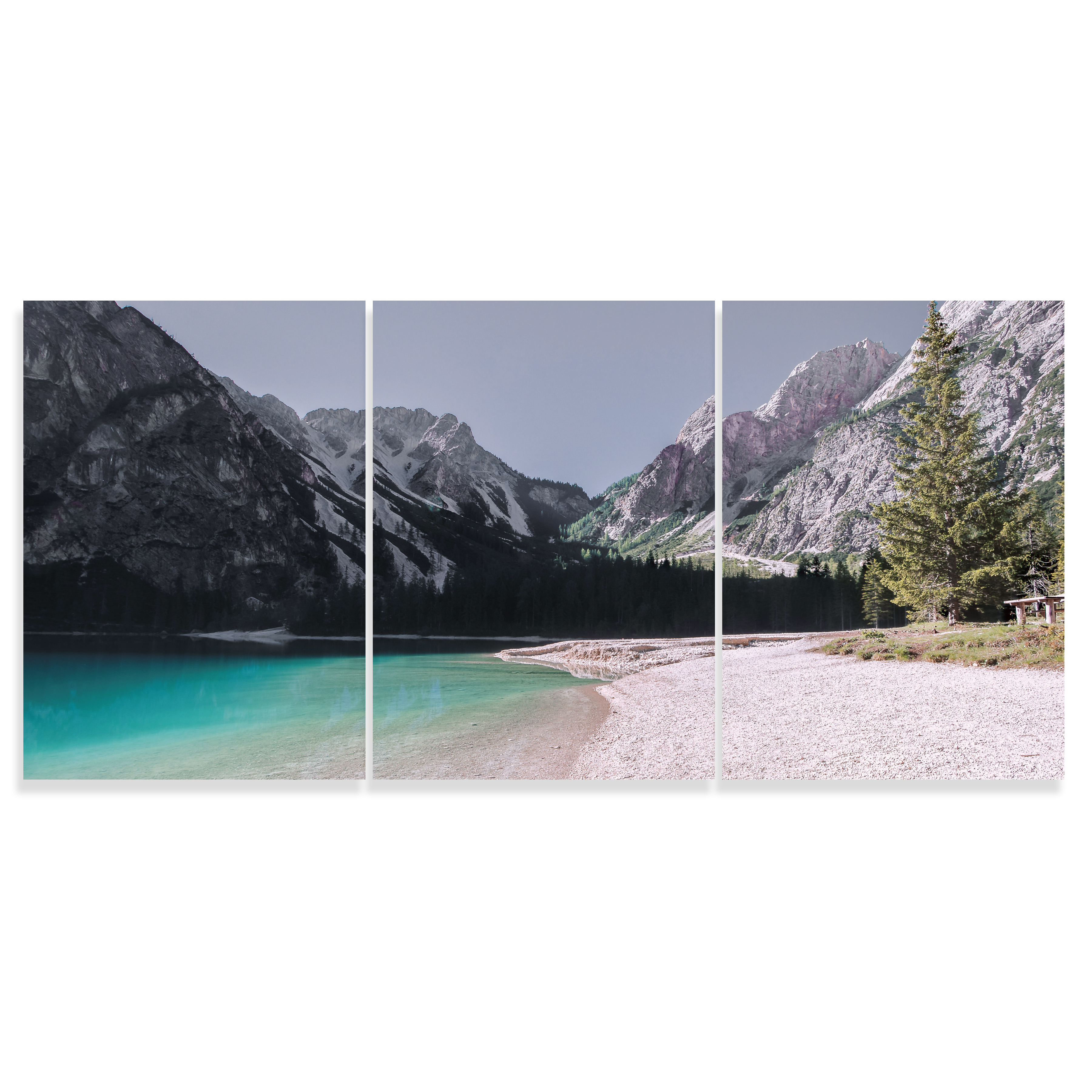 Tranquility Art Print on Stretched Canvas 50cm by 70cm Set of 3