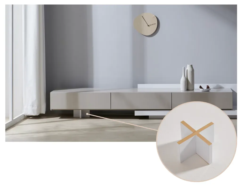(As-is) Bryson Extendable TV Console 2.3m-3.3m - Grey, White - 2 - 20