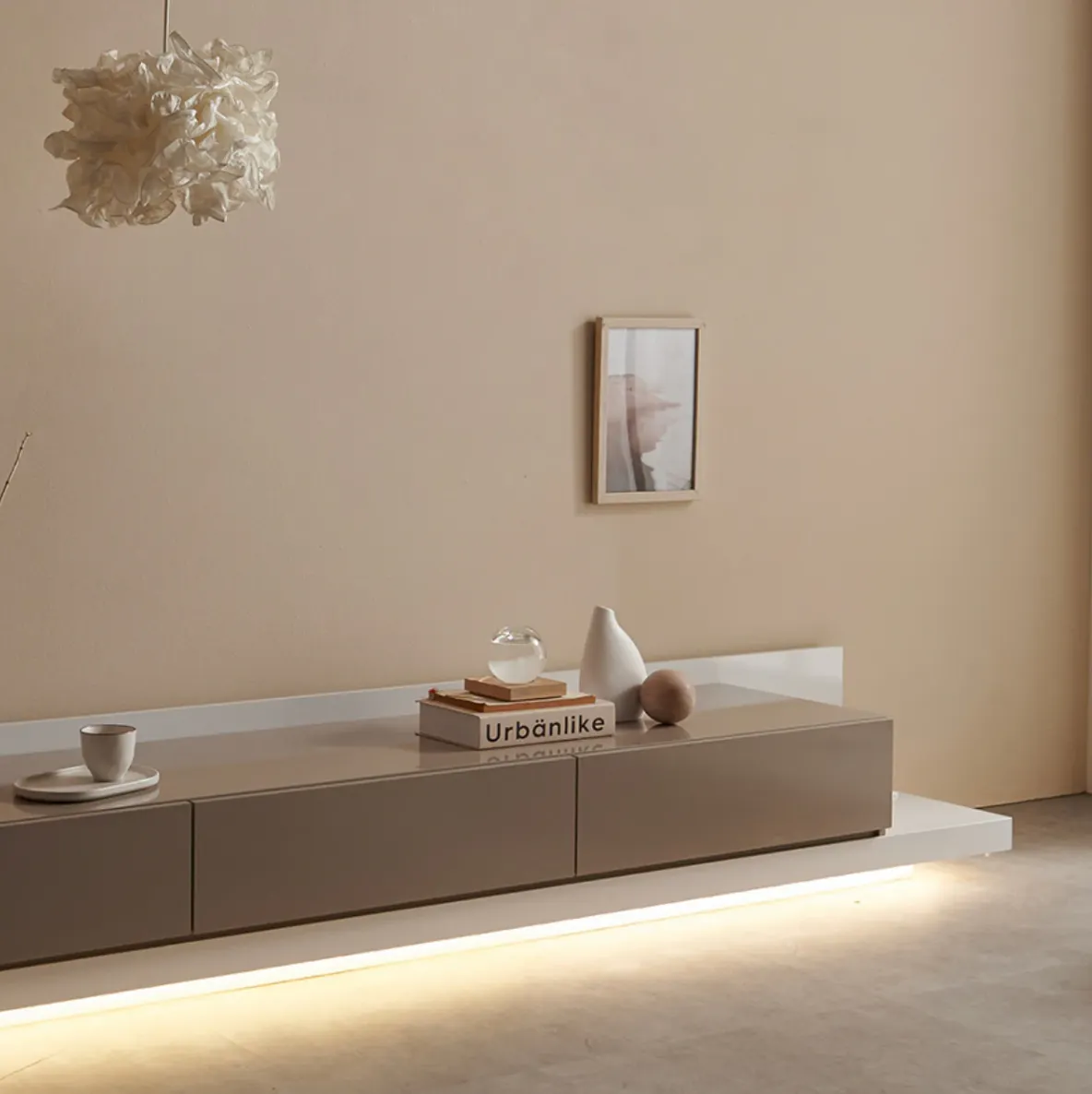 (As-is) Bryson Extendable TV Console 2.3m-3.3m - Grey, White - 3 - 10