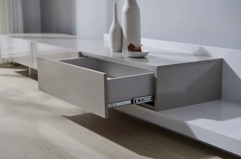 (As-is) Bryson Extendable TV Console 2.3m-3.3m - Grey, White - 3 - 12
