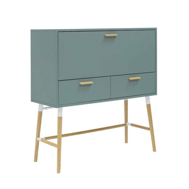 (As-is) Arod Study Table 1m - Sage Green - 2 - 13