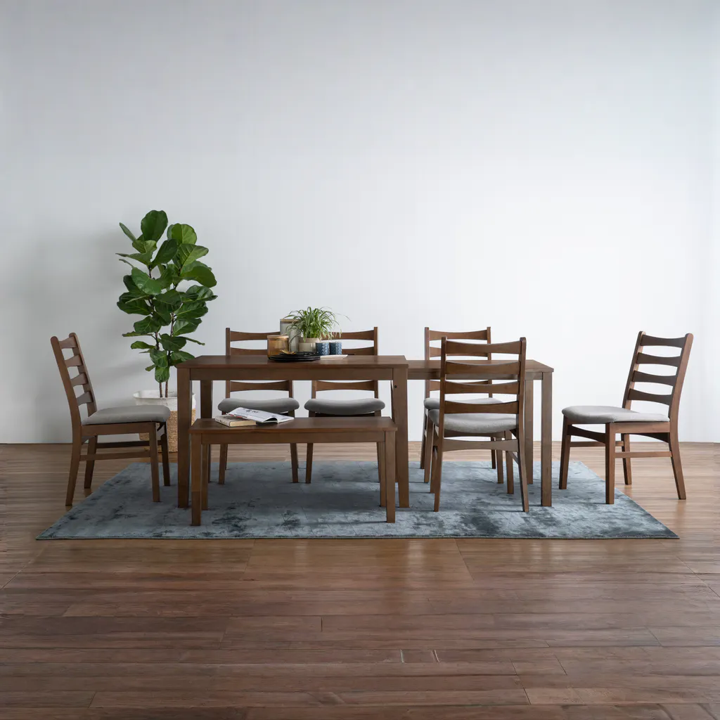 (As-is) Dariel Extendable Dining Table 1.2m-1.95m - Walnut - 1 - 9