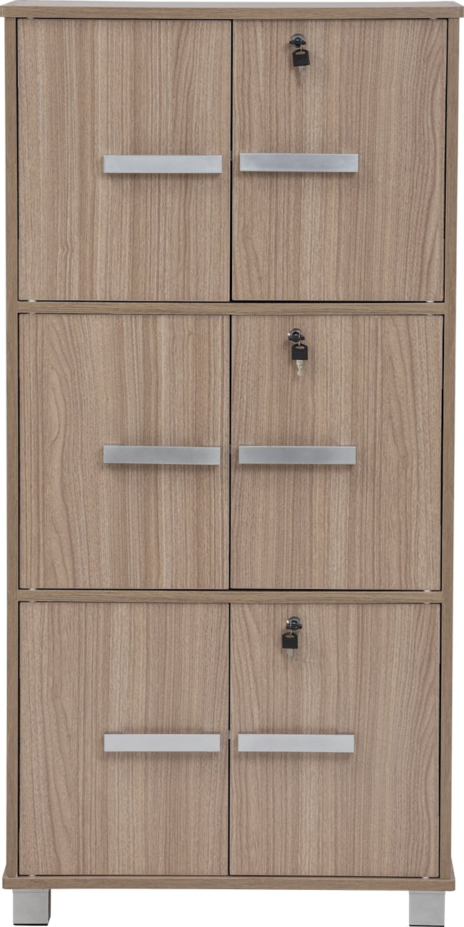 Naya 6 Door Cabinet - Ebonnese - 3