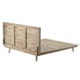 Leland King Platform Bed with 2 Leland Single Drawer Bedside Tables - 6