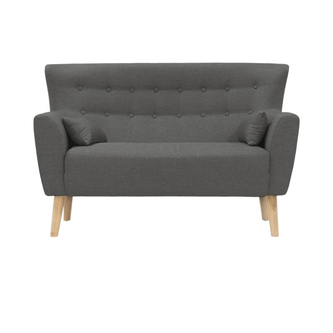 Sofia 3 Seater Sofa with Sofia 2 Seater Sofa - Carbon, Sofa Sofia 3 Seater Sofa with Sofia 2 Seater Sofa - Carbon, Sofa