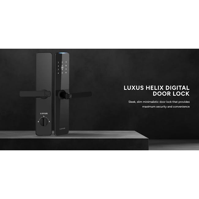 Luxus Helix Digital Door Lock - 3 - Digital, sleek, minimalistic, door lock, luxury, stylish, slim, modern, sophisticated