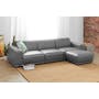 Milan 3 Seater Sofa - Lead Grey (Faux Leather) - 1