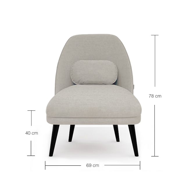 Siena Lounge Chair - Black - 7
