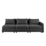 Cameron 4 Seater Sectional Storage Sofa - Orion - 28