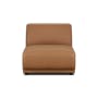 Milan 4 Seater Corner Extended Sofa - Caramel Tan (Faux Leather) - 8