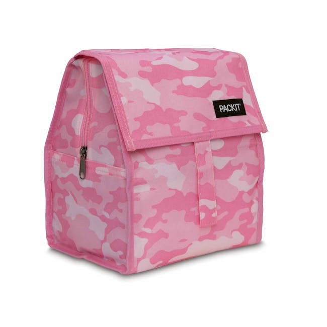 PackIt Freezable Lunch Bag - Pink Camo - 0