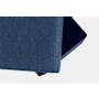 Domo Foldable Storage Bench Ottoman - Blue - 2