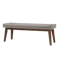 Fabian Bench 1.4m - Cocoa, Light Grey (Fabric)