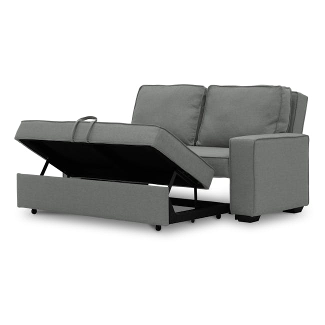 Arturo 3 Seater Sofa Bed - Pigeon Grey - 9