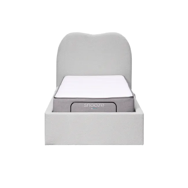 Lyra Super Single Adjustable Bed - Grey Boucle - 3