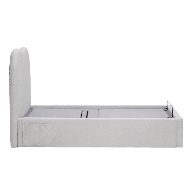Lyra Super Single Adjustable Bed - Grey Boucle - 27