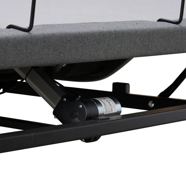 Lyra Super Single Adjustable Bed - Grey Boucle - 21