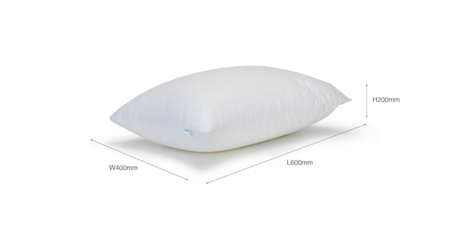 MaxCoil Classic Bedding Hollow Fibre Fill Pillow - 2