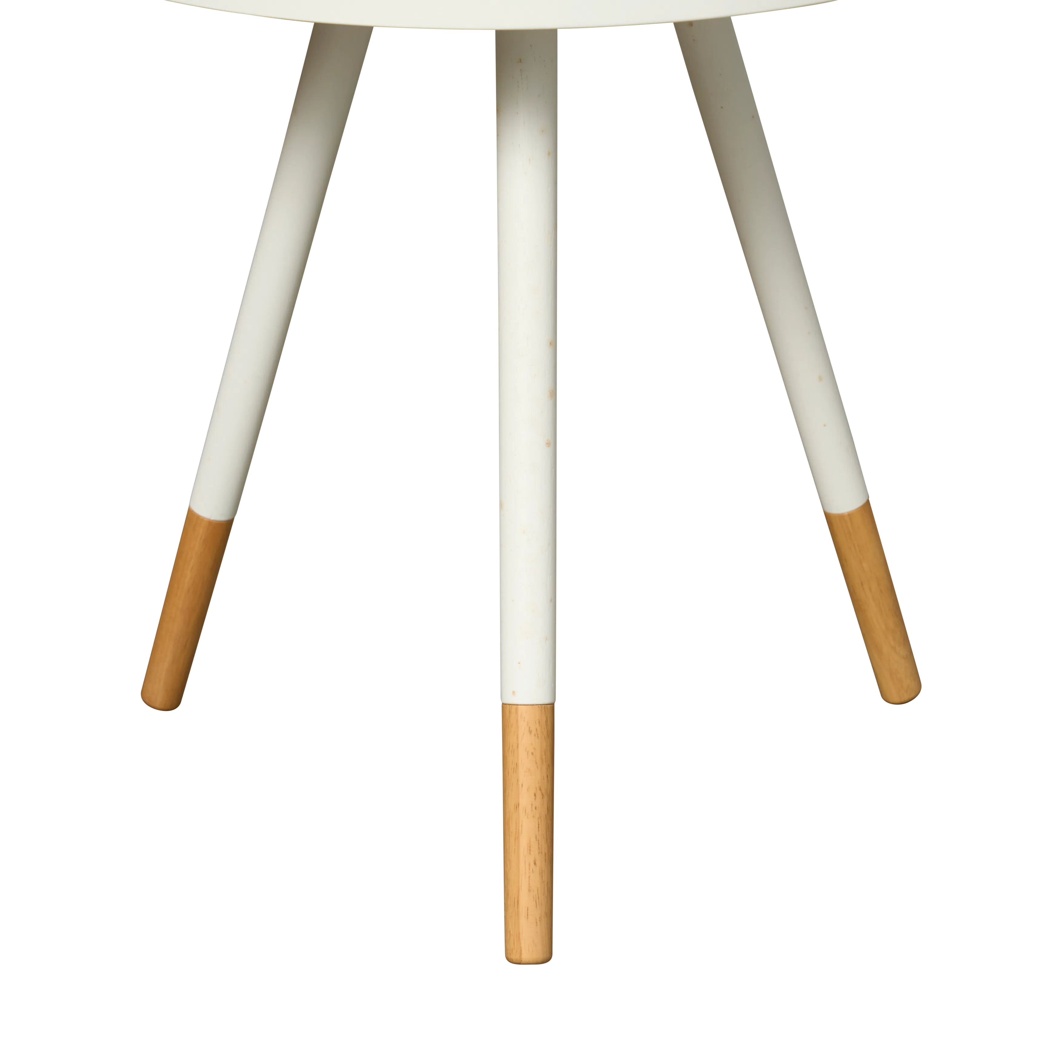 Innis Side Table - White, Natural - 17