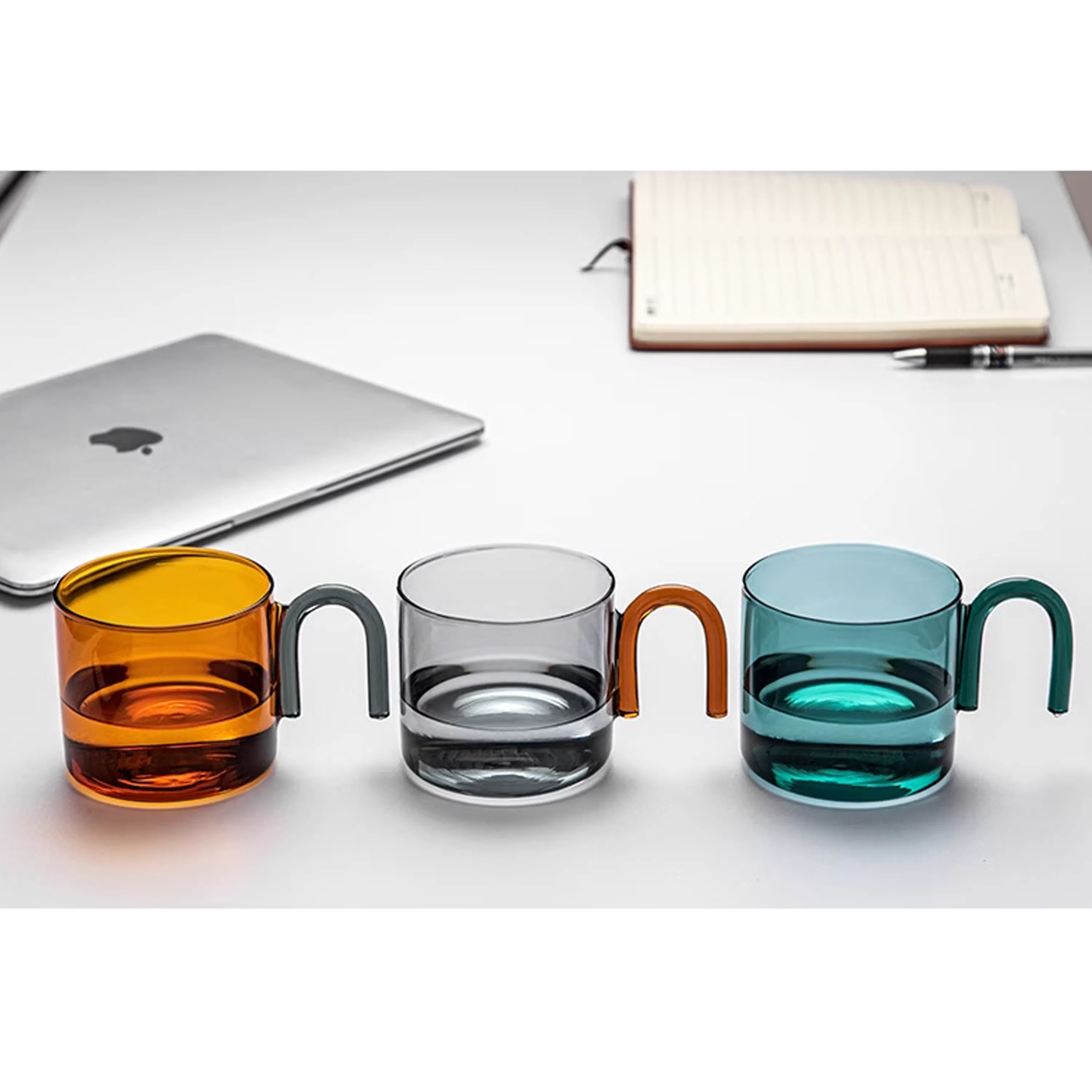 Orno Glass Mug - Green - 7