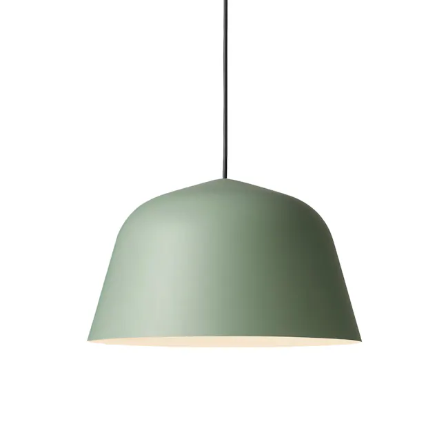 Wesla Pendant Lamp - Green (2 Sizes) - 1 - Green pendant light, minimalist design, soft lighting, elegant ambiance, modern