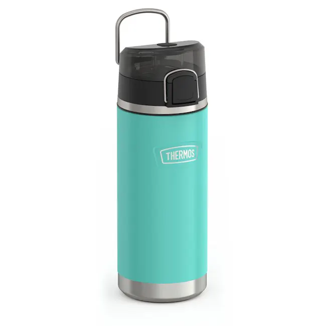 Thermos® ICON™ Stainless Steel Kids Lid Bottle with Spout 530ml (IS2502) - Seafoam Green - 3