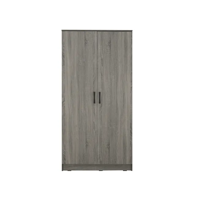 Fince 2 Door Wardrobe 0.9m - Grey Ash - 1