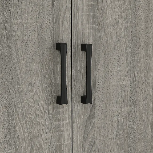 Fince 2 Door Wardrobe 0.9m - Grey Ash - 10