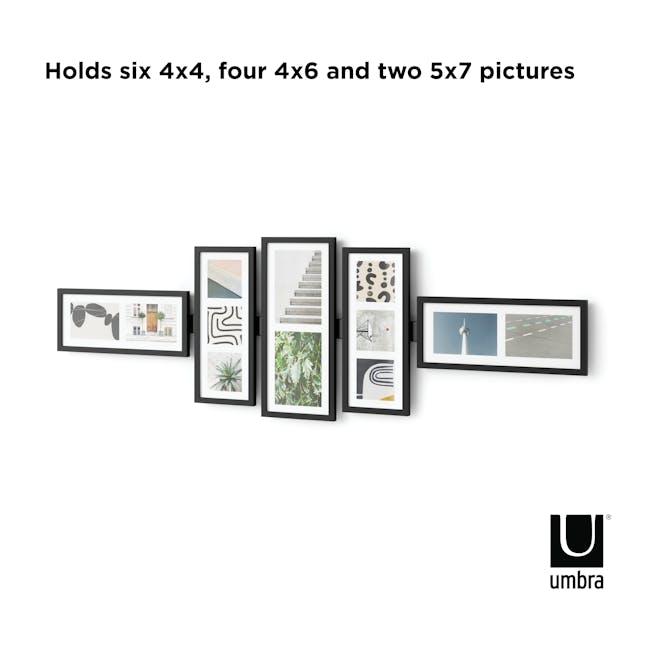 Shuffle Photo Gallery Set of 5 - Black - 5