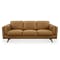 Charles 3 Seater Sofa - Russet (Premium Aniline Leather) - 0