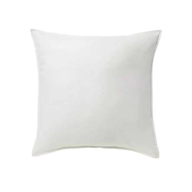 Nature Basics Feather Square Cushion Insert (4 Sizes) - 1 - White, square, pillow, plain, soft, fabric, linen, comfort