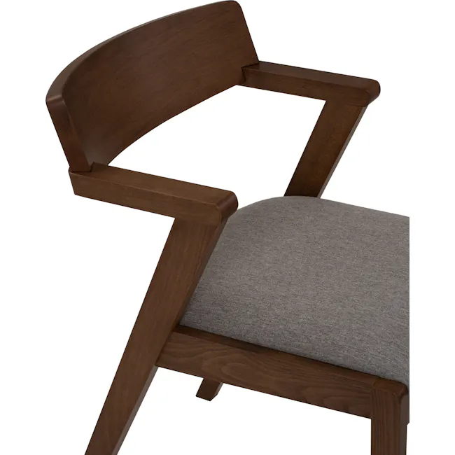 (As-is) Imogen Dining Chair - Cocoa, Dolphin Grey (Fabric) - 3 - 25