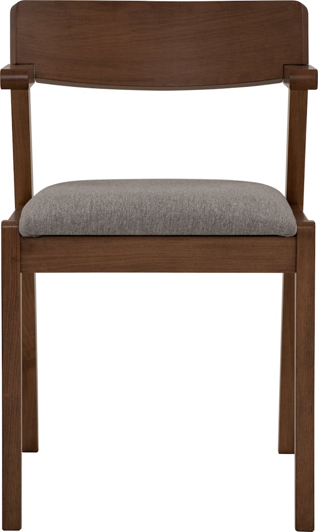Imogen Dining Chair - Cocoa, Dolphin Grey (Fabric) - 12