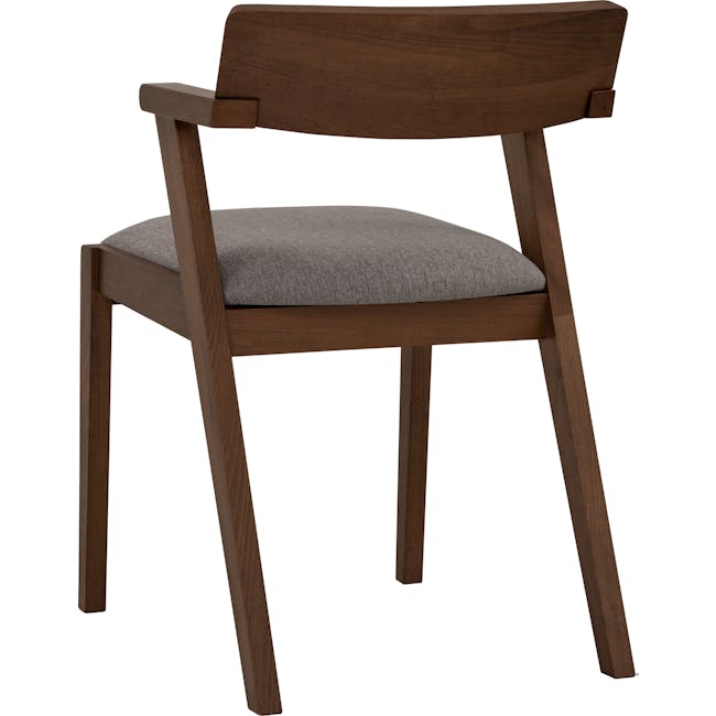 Imogen Dining Chair - Cocoa, Dolphin Grey (Fabric) - 15