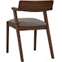 Imogen Dining Chair - Cocoa, Dolphin Grey (Fabric) - 15
