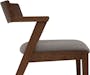 Imogen Dining Chair - Cocoa, Dolphin Grey (Fabric) - 16