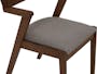Imogen Dining Chair - Cocoa, Dolphin Grey (Fabric) - 18