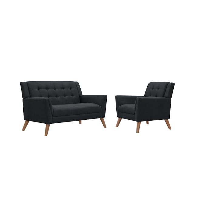 Stanley 2 Seater Sofa with Stanley Armchair - Orion - 0